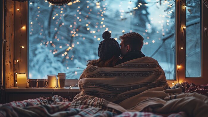 Про «ахи» и «охи»: 6 любовных романов с зимним настроением, которые согреют в самый лютый мороз - Новости Калининграда | Иллюстрация: Midjourney