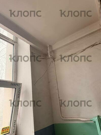 Подъезд жилого дома в центре Калининграда опутала жуткая паутина из опасно свисающих проводов (фото)  - Новости Калининграда | Фото: очевидцы