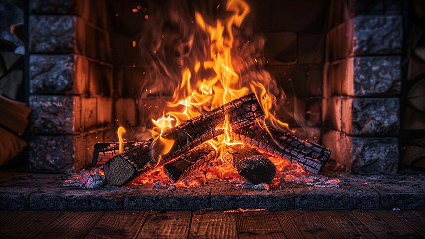 Учёные: домашние камины могут незаметно вредить здоровью - Новости Калининграда | Иллюстрация: Алиса Игонина / Midjourney