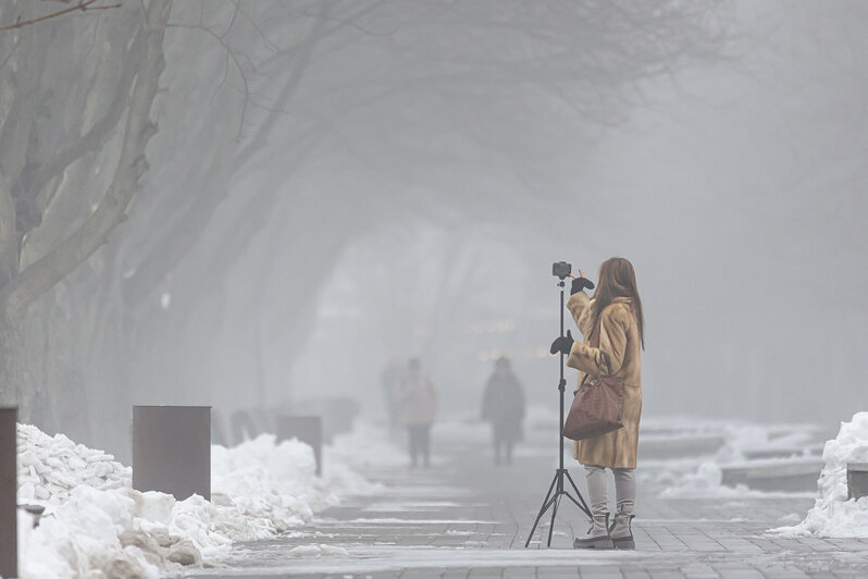 «Туристы сказали, что здесь минус ощущается сильнее из-за высокой влажности»: как в морозы работают калининградские гиды - Новости Калининграда | Фото: Александр Подгорчук