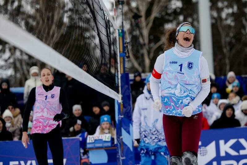 Калининградский «Локомотив» выиграл первый этап Кубка России по волейболу на снегу - Новости Калининграда | Фото: Всероссийская федерация волейбола