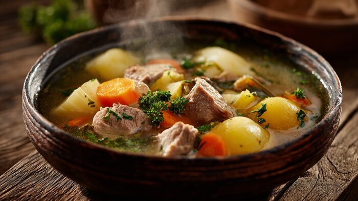 Жирно, наваристо, вкусно: 5 блюд, которые стоит приготовить и съесть перед выходом на мороз - Новости Калининграда | Иллюстрация: Ксения Александрова / «Клопс»