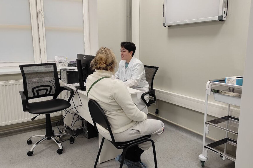 К поликлинике на ул. Расковой прикреплены более 30 тысяч человек | Фото: пресс-служба правительства Калининградской области