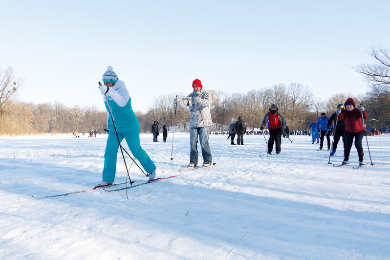 На празднике прошел лыжный забег и соревнования по триатлону | Фото: Александр Мелехов