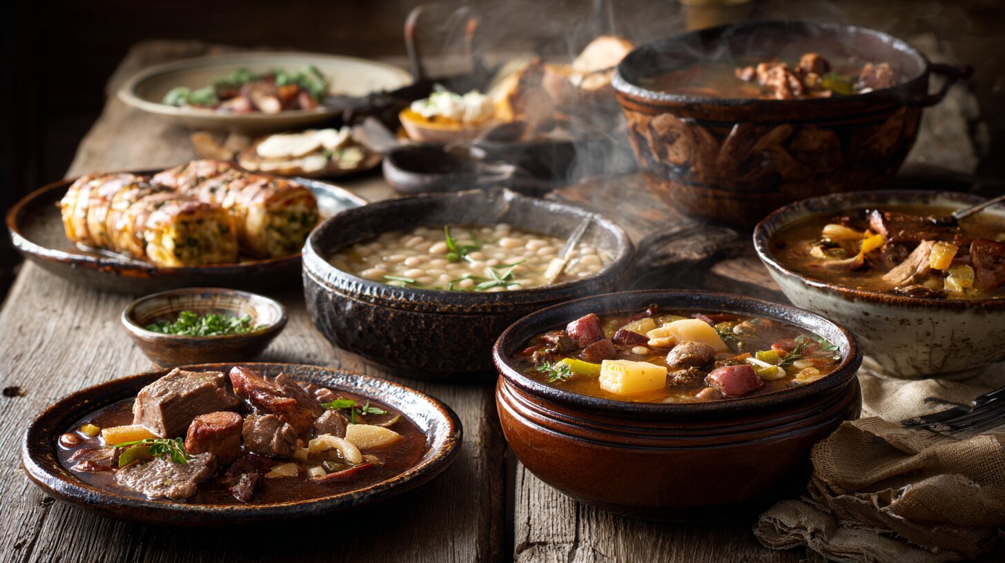 Жирно, наваристо, вкусно: 5 блюд, которые стоит приготовить и съесть перед выходом на мороз - Новости Калининграда | Иллюстрация: Ксения Александрова / «Клопс»