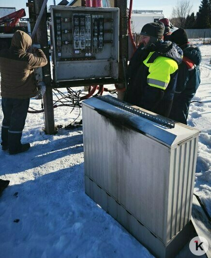 «Надели на себя всё что можно и просто надеялись»: из-за пожара на подстанции СНТ в Светлогорске осталось в -20 без тепла (видео)   - Новости Калининграда | Фото: читатель «Клопс»