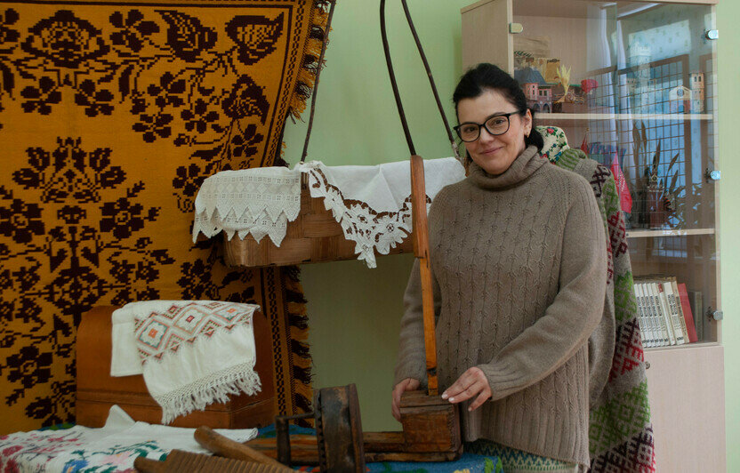 Детская люлька, возможно, предмет привезли из Брянской области. | Фото: Ксения Андреева