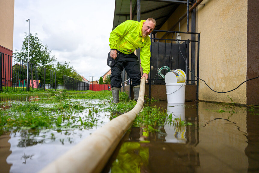 Августовские ливни в прошлом году показали слабые места в городе. | Фото: архив «СК»