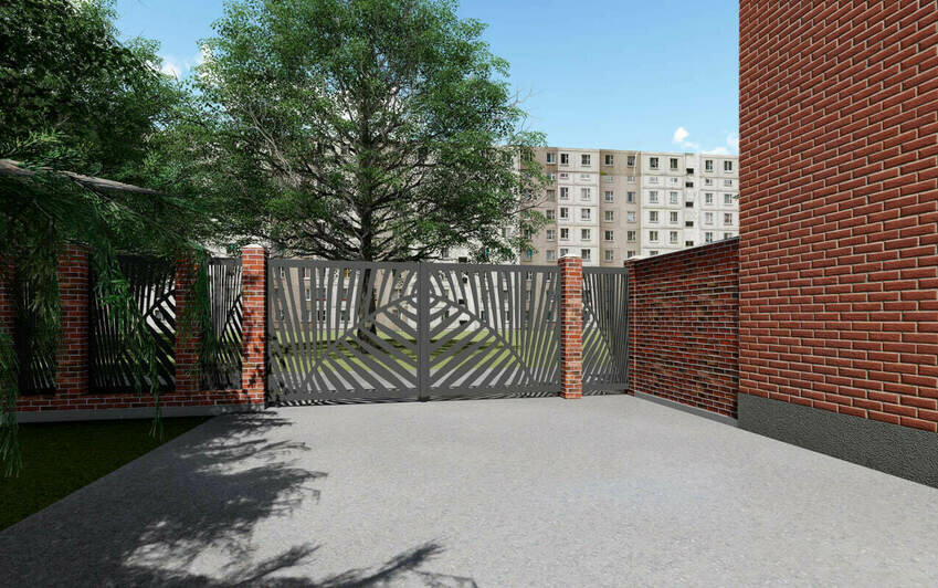 При ремонте улицы Галицкого в Калининграде сохранят часть кирпичного забора XIX века (эскизы)  - Новости Калининграда | Фото: скриншот проектной документации