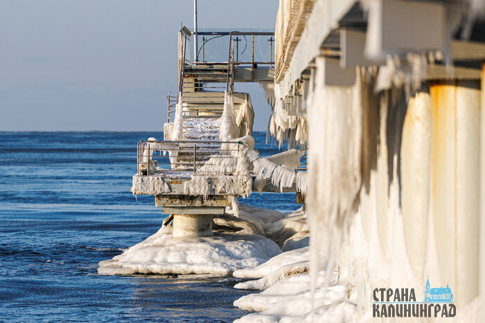 Балтика стала Арктикой: необычные кадры из Зеленоградска