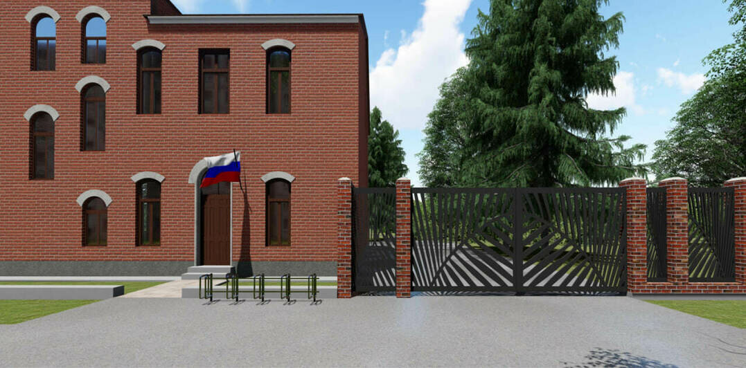 При ремонте улицы Галицкого в Калининграде сохранят часть кирпичного забора XIX века (эскизы)  - Новости Калининграда | Фото: скриншот проектной документации