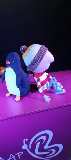 Игрушки нашего мастера в театрах «ДАР» в Сосновом Бору Ленинградской области и в Москве в театре «Кукурузлик». | Фото: группы в ВК театров