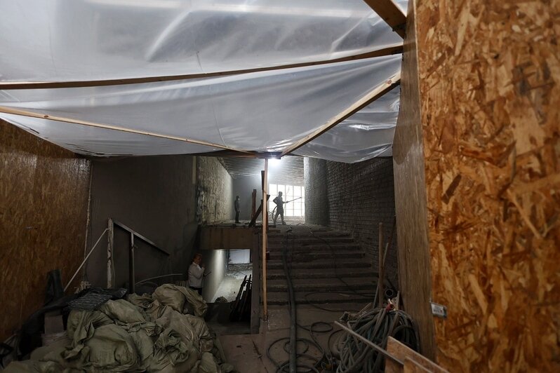 Основные работы в Театре эстрады планируют завершить в 2026 году. | Фото: Александр Подгорчук 