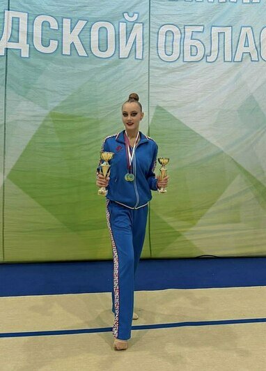 Бронзовый призер Чемпионата СЗФО Мария Веневцева. | Фото: Федерация художественной гимнастики Калининградской области