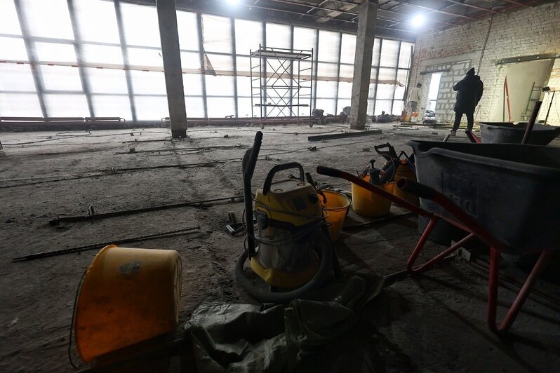 Основные работы в Театре эстрады планируют завершить в 2026 году. | Фото: Александр Подгорчук 