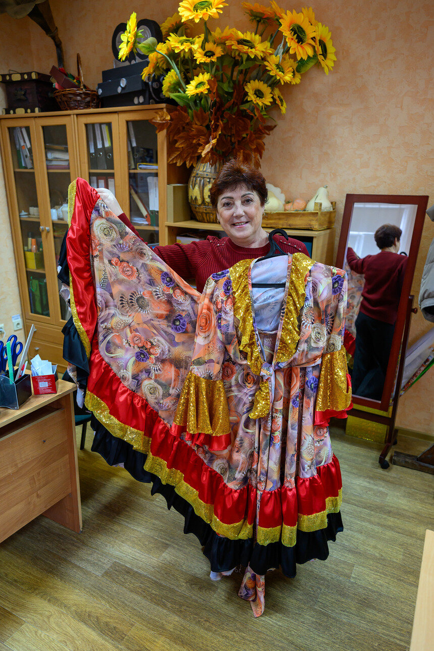 Надежда Саликова в «серебряном» возрасте реализовала детскую мечту | Фото: Александр Мелехов 