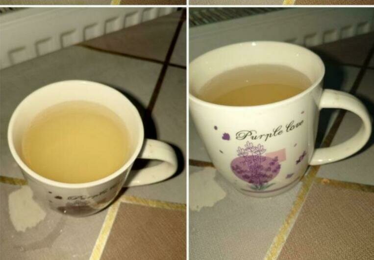 Одна и та же вода с разницей в 4 часа | Фото: читатель 