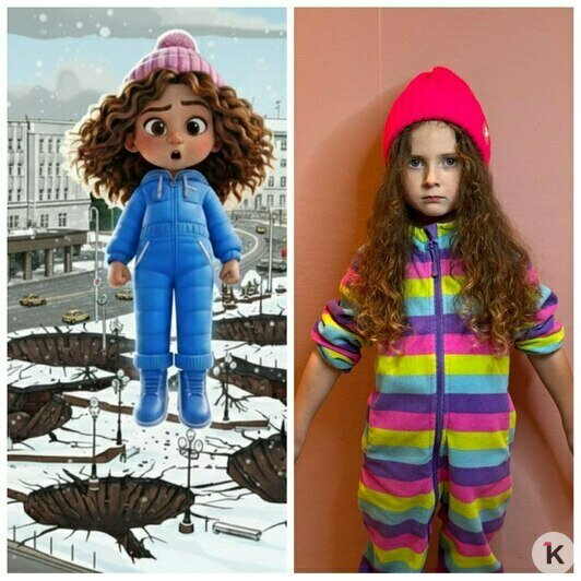 Герои мультика удивительно схожи со своими прообразами  | Фото предоставил Павел