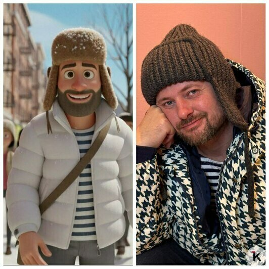 Герои мультика удивительно схожи со своими прообразами  | Фото предоставил Павел