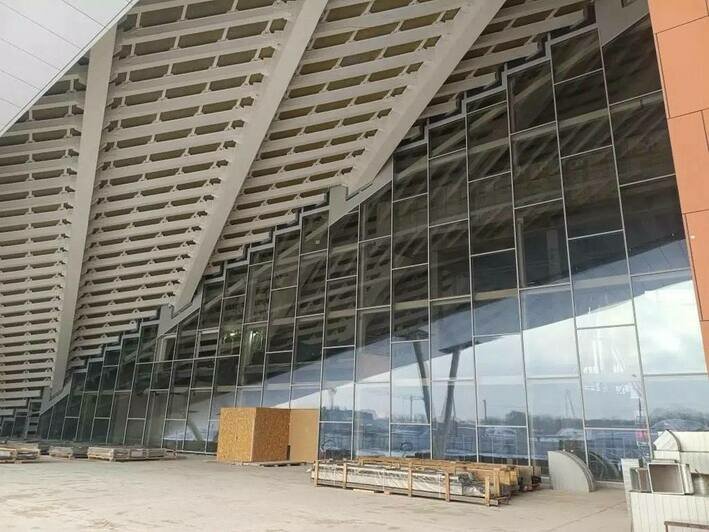 «Напоминает балетное движение»: Беспрозванных показал, как продвигается строительство филиала Большого театра (фото) - Новости Калининграда | Фото: канал губернатора Калининградской области Алексея Беспрозванных / Телеграм