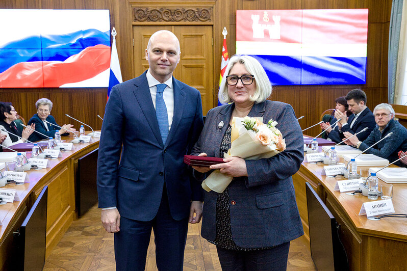 Награды жителям области вручил губернатор Алексей Беспрозванных  | Фото: пресс-служба правительства Калининградской области