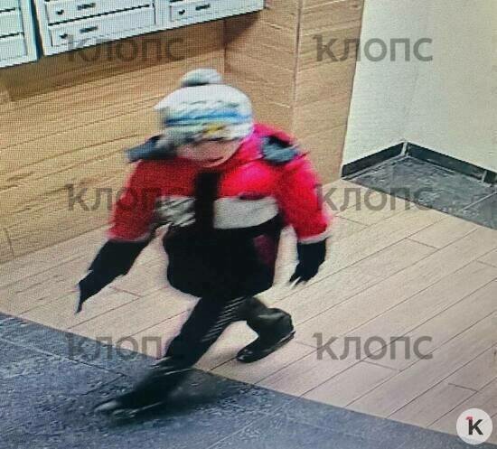 В одном из подъездов мальчик попал на камеру наблюдения  | Скриншот видеозаписи 