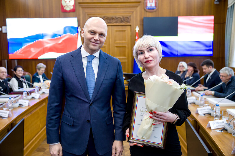 Награды жителям области вручил губернатор Алексей Беспрозванных  | Фото: пресс-служба правительства Калининградской области