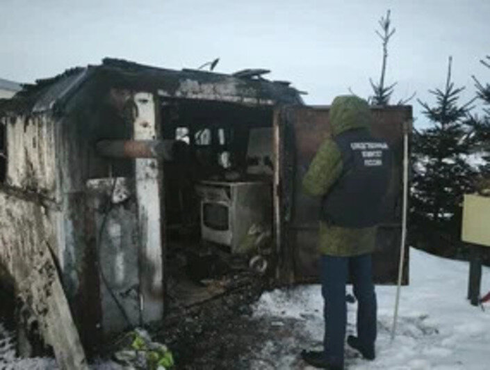 Обгоревшее тело местного жителя обнаружили в вагончике, где он временно жил  | Фото: СУ СК России по Калининградской области 