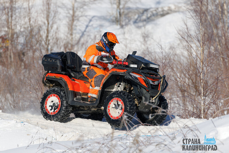 В гонках участвовали не только мотоциклы, но и квадроциклы | Фото: Александр Мелехов