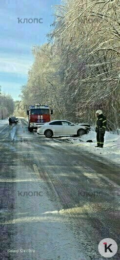 Место ДТП | Фото: очевидец, минздрав Калининградской области 