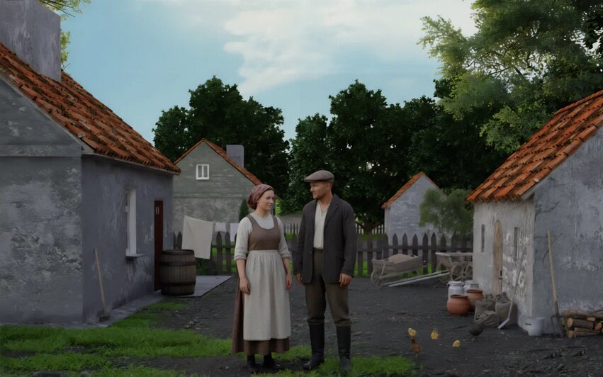 Дом первых переселенцев оживёт: историки создают послевоенную калининградскую деревню  | Реконструкция: БФУ им. И, Кант