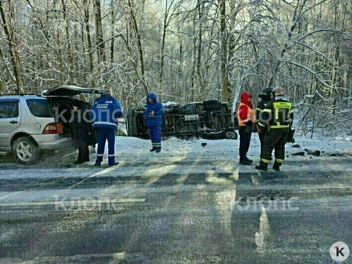 Место ДТП | Фото: очевидец, минздрав Калининградской области 
