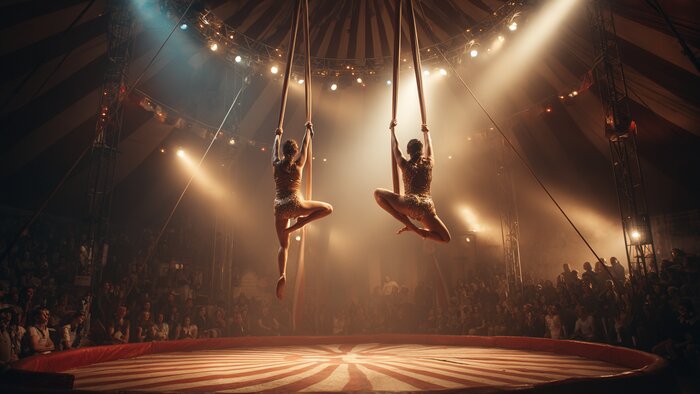 «Ах, как жутко, как смело, как мило»: 5 романов про цирк — для тех, кто любит волшебство 13-метровой арены - Новости Калининграда | Иллюстрация: Midjourney