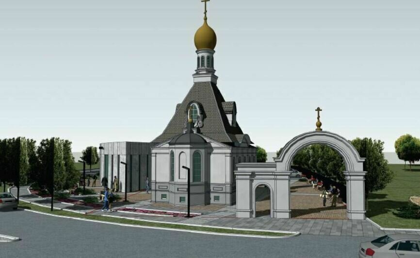 Храм, несколько музеев и копия крепости: в Калининградской области построят большой духовно-просветительский комплекс - Новости Калининграда | Эскиз: РОО «Русская община Калининградской области»