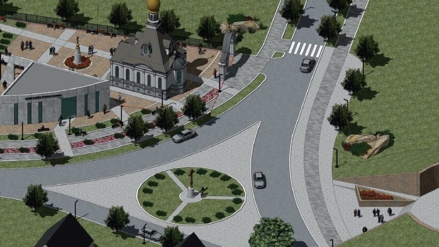 Храм, несколько музеев и копия крепости: в Калининградской области построят большой духовно-просветительский комплекс - Новости Калининграда | Эскиз: РОО «Русская община Калининградской области»