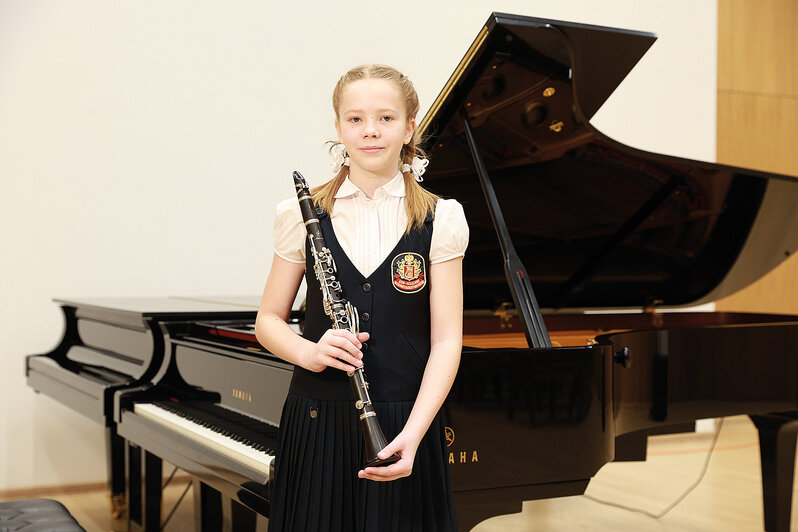 Люба Барановская уже 
оканчивает начальную школу | Фото: архив филиала ЦМШ - АИИ «Балтийский»