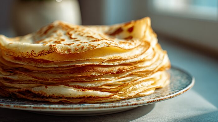 «Пухлые, как плечо купеческой дочки»: 10 цитат русских классиков про блины - Новости Калининграда | Иллюстрация: Midjourney