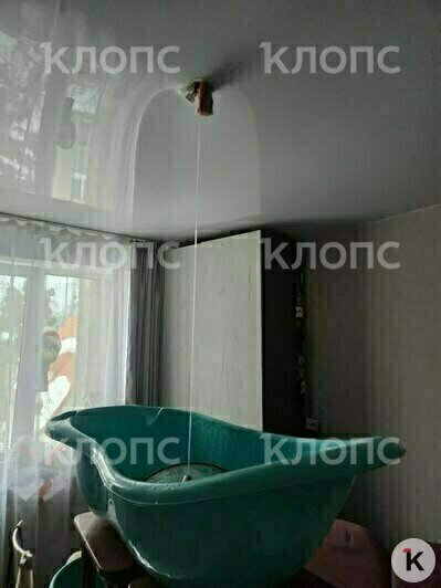 «Готова сама лезть на крышу на 8 месяце беременности»: у калининградки с потолка струёй течёт вода (фото, видео) - Новости Калининграда | Фото: очевидец