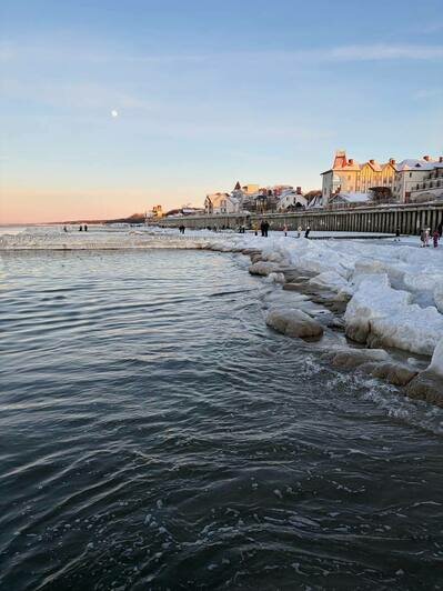 «Лиса! Смотрите!»: туристка из Вятки приехала в Калининград в разгар морозов и изменила отношение к отдыху на море - Новости Калининграда | Фото: Анастасии из Вятки