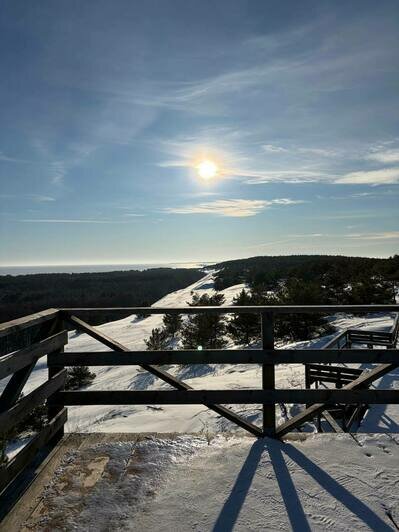 «Лиса! Смотрите!»: туристка из Вятки приехала в Калининград в разгар морозов и изменила отношение к отдыху на море - Новости Калининграда | Фото: Анастасии из Вятки