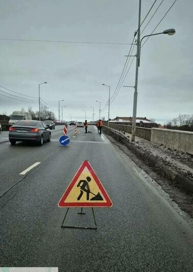 В Калининграде после морозов снова выводят дорожников на объекты - Новости Калининграда | Фото: канал сити-менеджера Калининграда Елены Дятловой / Телеграм