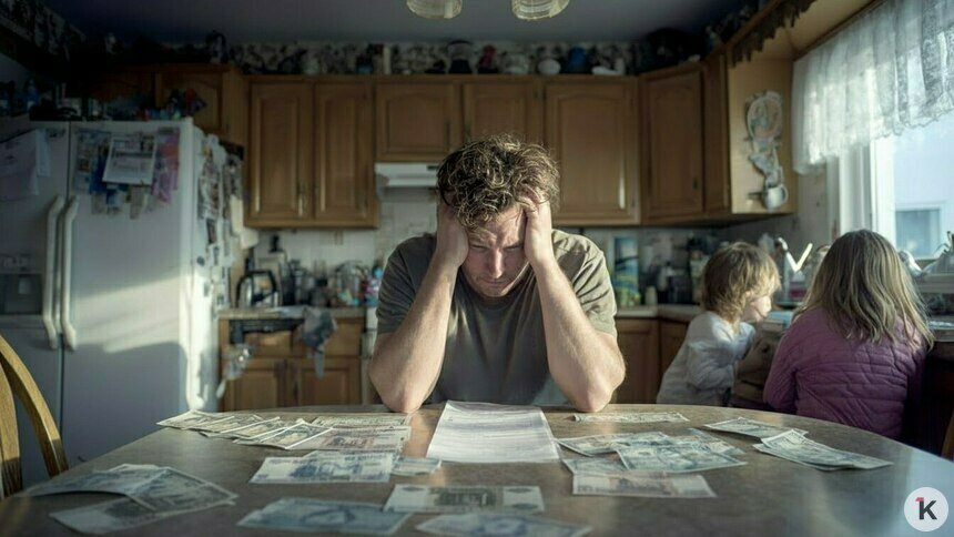 Хотели как лучше: калининградская многодетная семья лишилась права на пособие из-за банковских процентов   - Новости Калининграда | Иллюстрация: Алиса Игонина / Midjourney