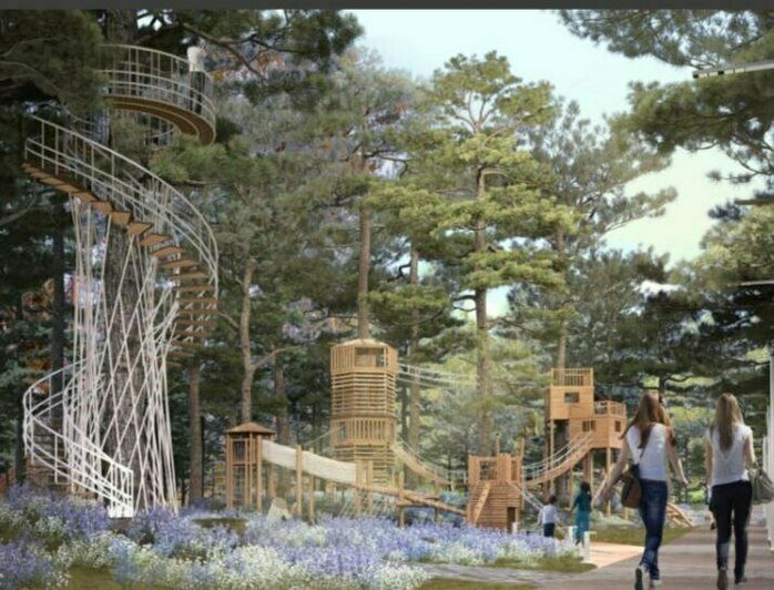 В Калининградской области хотят создать экопарк «Светландия» (эскизы)  - Новости Калининграда | Фото: скриншот эскизов проекта