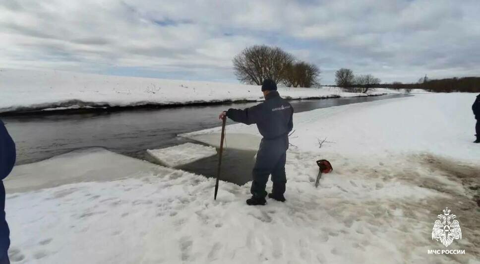 В Подмосковье более 140 человек ищут троих детей, ушедших к замёрзшей реке: пока нашли только шапку (фото, видео) - Новости Калининграда | Фото: канал МЧС Московской области / Телеграм