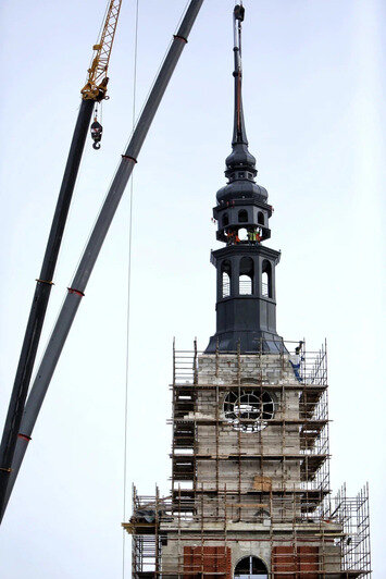 В Калининграде на башню нового корпуса кампуса «Кантиана» установили шпиль (фото) - Новости Калининграда | Фото: сайт БФУ им. И. Канта