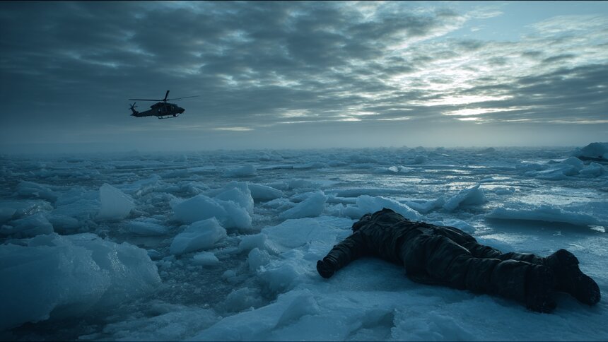 В ту ночь погиб 51 человек: как на Куршском заливе спасали тонущих рыбаков в 1994 году - Новости Калининграда | Иллюстрация: Ксения Александрова / Midjourney