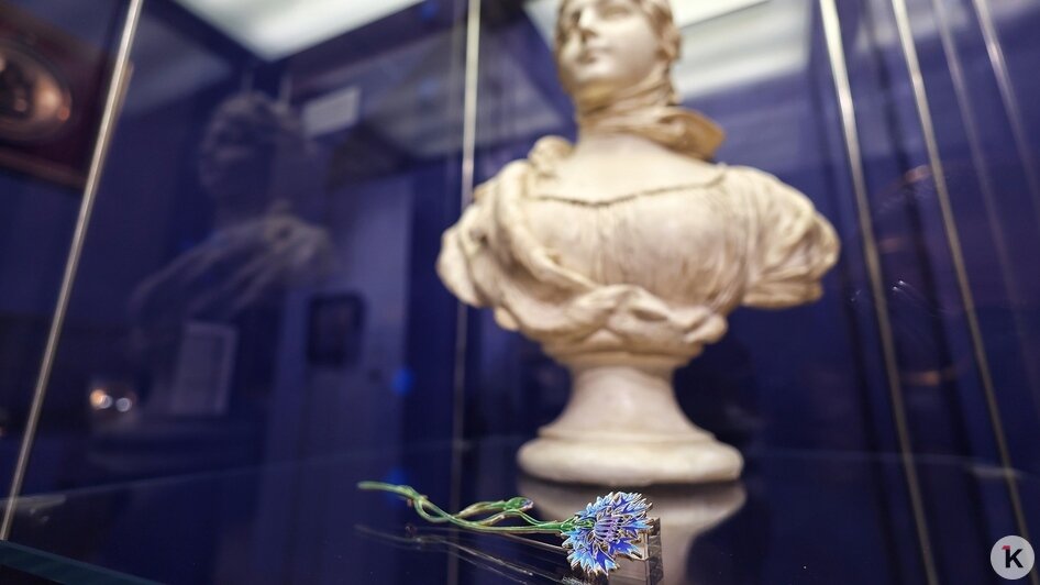 Нежные васильки, весна и образ сильной женщины: в Калининграде открылась выставка, посвящённая Королеве Луизе (фото)   - Новости Калининграда | Фото: Александр Подгорчук / «Клопс»