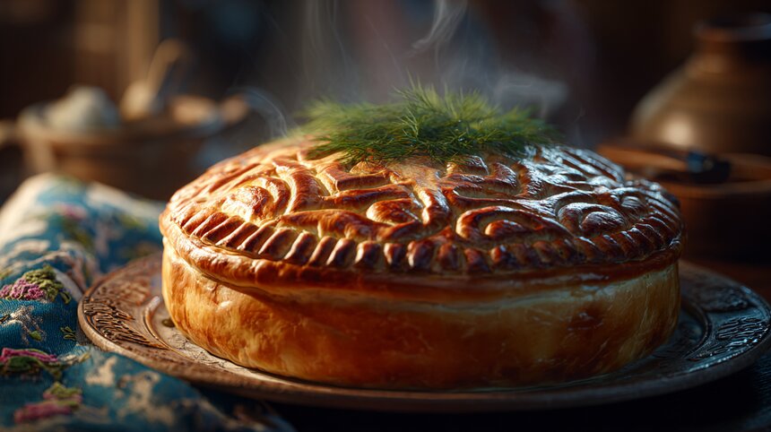 Курник — русская лазанья: как испечь короля пирогов на домашней кухне - Новости Калининграда | Иллюстрация: Ксения Александрова / «Клопс»