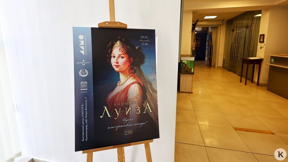 Нежные васильки, весна и образ сильной женщины: в Калининграде открылась выставка, посвящённая Королеве Луизе (фото)   - Новости Калининграда | Фото: Александр Подгорчук / «Клопс»