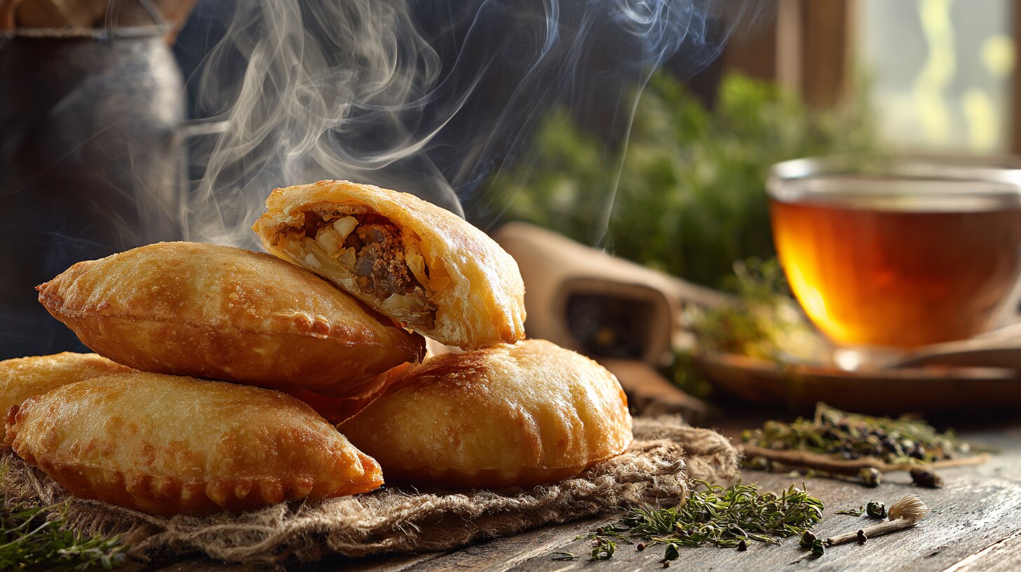 Сочные пирожки, которые «пшикают» при укусе: кулинары поделились рецептом посикунчиков - Новости Калининграда | Иллюстрация: Ксения Александрова / «Клопс»